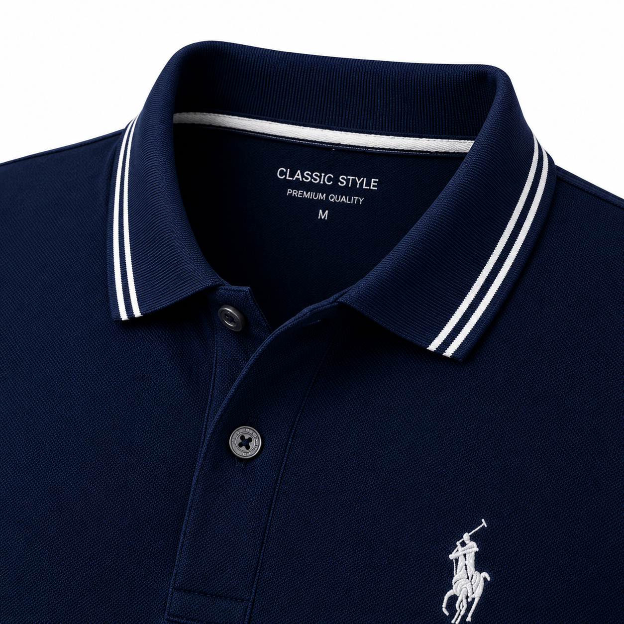ClassicFit Premium Men's Polo T-Shirt - Image 2